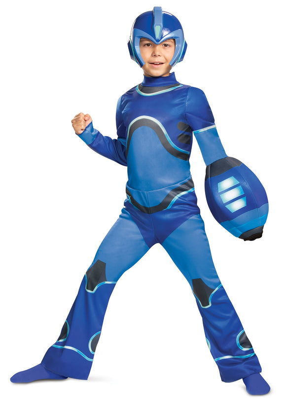 Mega Man Fully Charged Kids Blue Mega Man Classic Costume