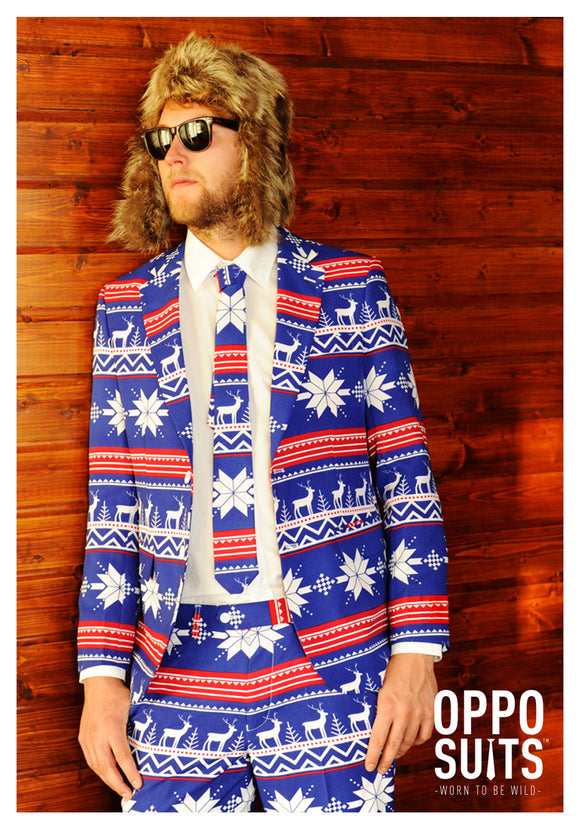 Men's Ugly Christmas Sweater Suit OppoSuits Costume