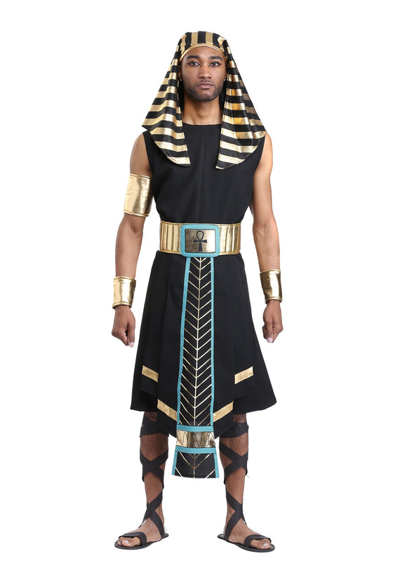 Dark Egyptian Pharaoh Costume for Men