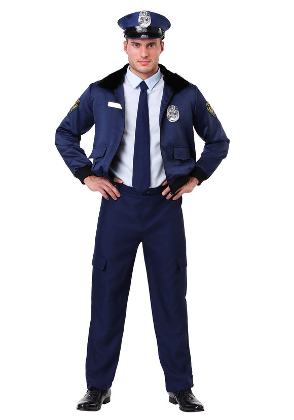 Deluxe Blue Cop Men's Costume