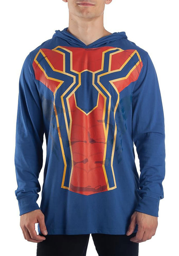 Men's Iron Spider Cosplay Light Weight Hoodie Costume