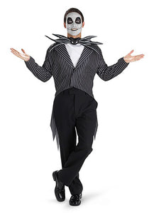 Mens Jack Skellington Costume - Tim Burton Movie Costumes