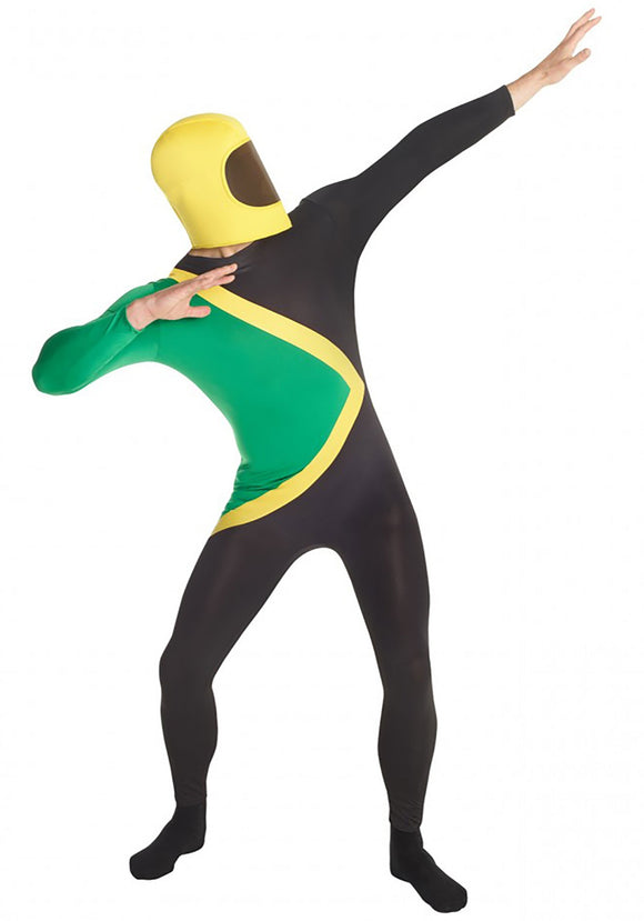 Men's Jamaican Bobsled Olympic Team Morphsuit Costume