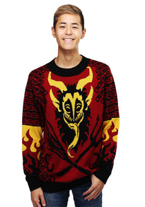 Krampus Ugly Christmas Sweater for Men