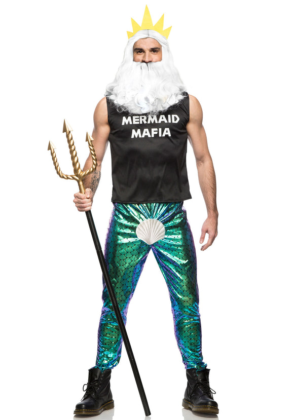Mermaid Mafia Men's Costume