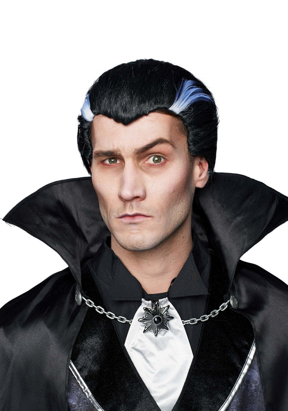 Men's Midnight Dracula Costume Wig