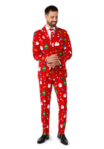 Opposuits Christmas Festivity Men's Red Suit