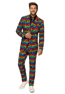 OppoSuits Wild Rainbow Men's Costume Suit