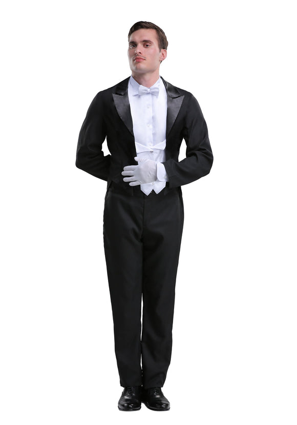 Plus Size Butler Costume for Men