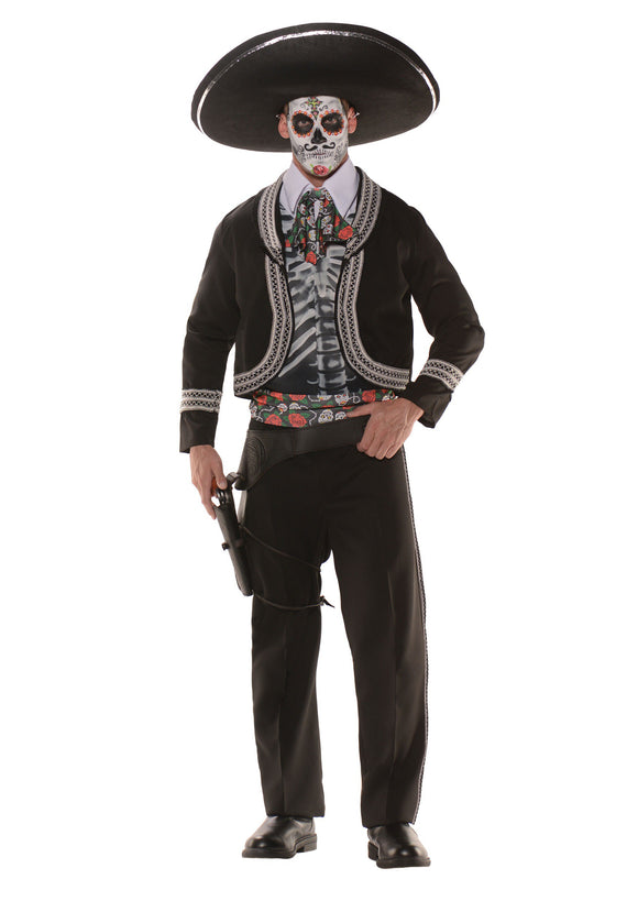 Day of the Dead Costume - Plus Size for Men 2X