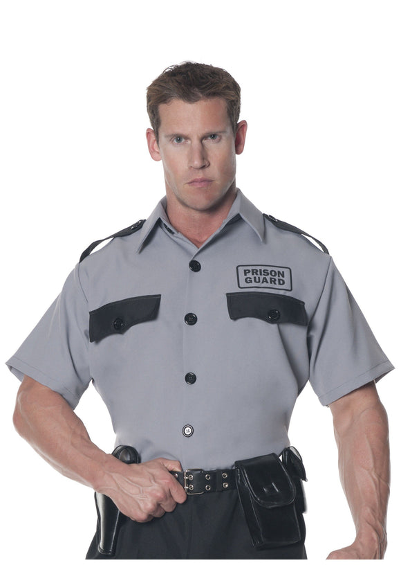 Men's Plus Size Prison Guard Shirt 2X