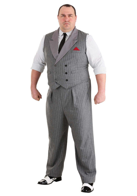 Plus Size Men's Ruthless Gangster Costume