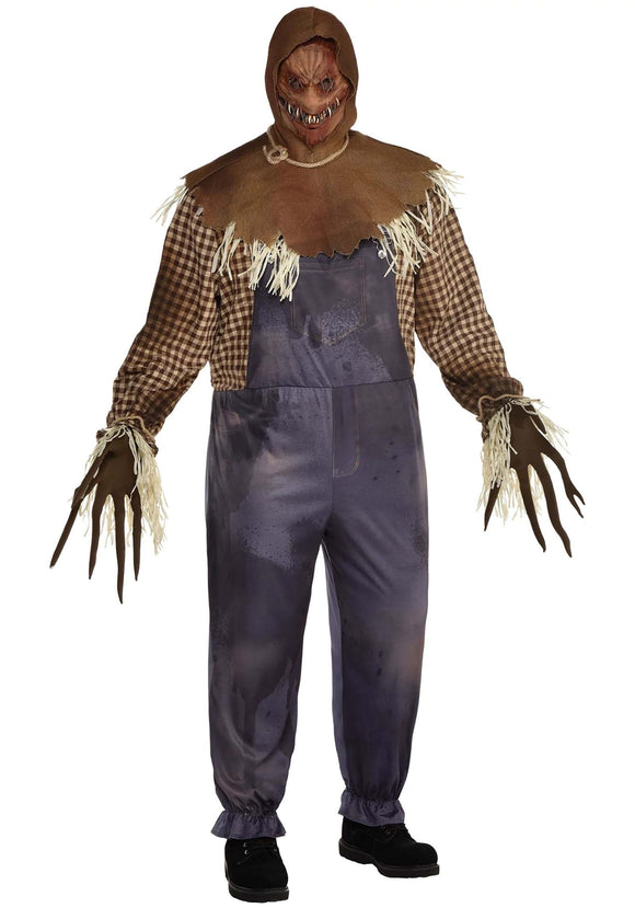 Plus Size Men's Sinister Scarecrow
