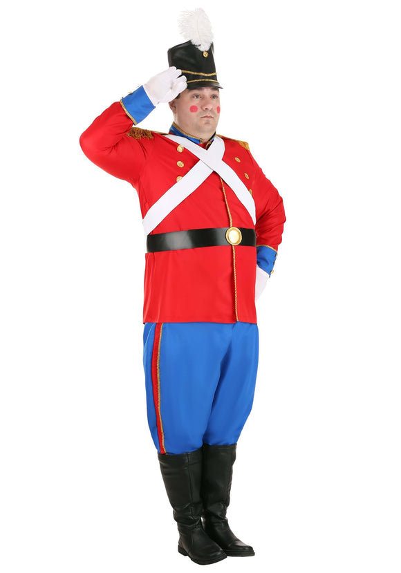 Plus Size Toy Soldier Costume for Men