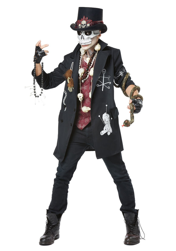 Plus Size Voodoo Dude Men's Costume