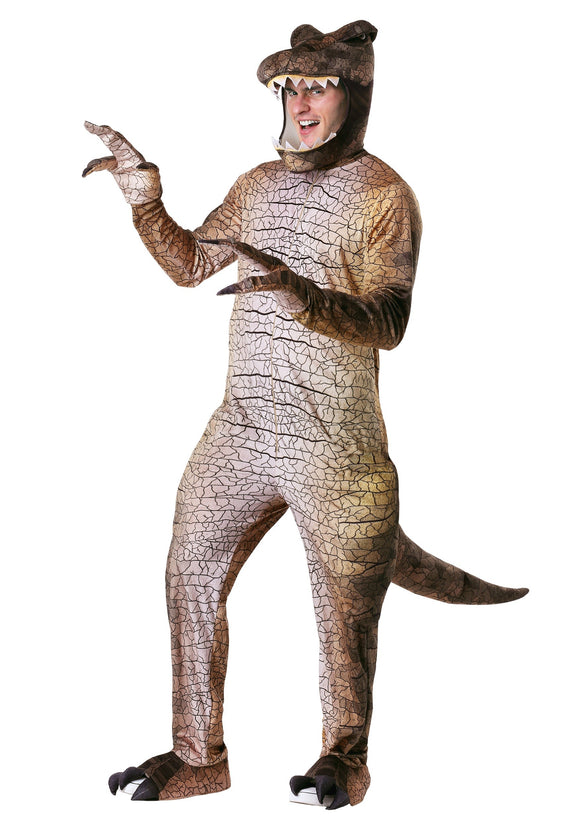 Prehistoric T-Rex Dinosaur Costume for Adult Men