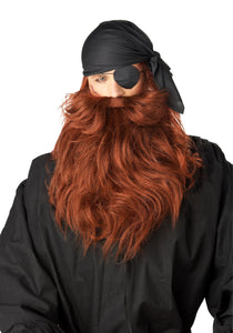 Red Pirate Beard