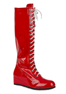 Red Wrestling Boots for Men