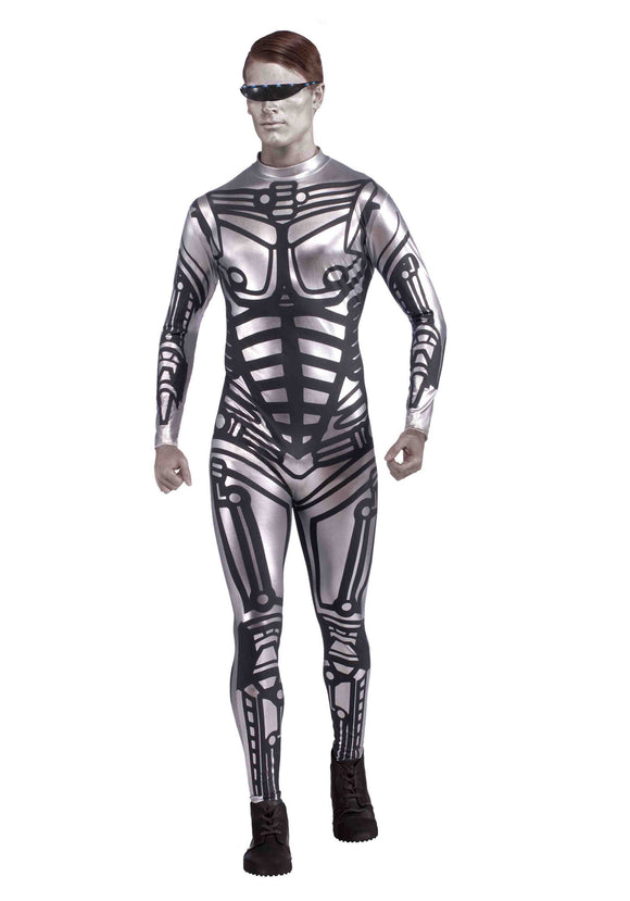 Robot Jumpsuit Men's Costume