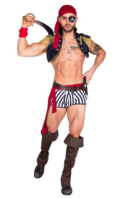 Men's Captain Hunk Sexy Costume