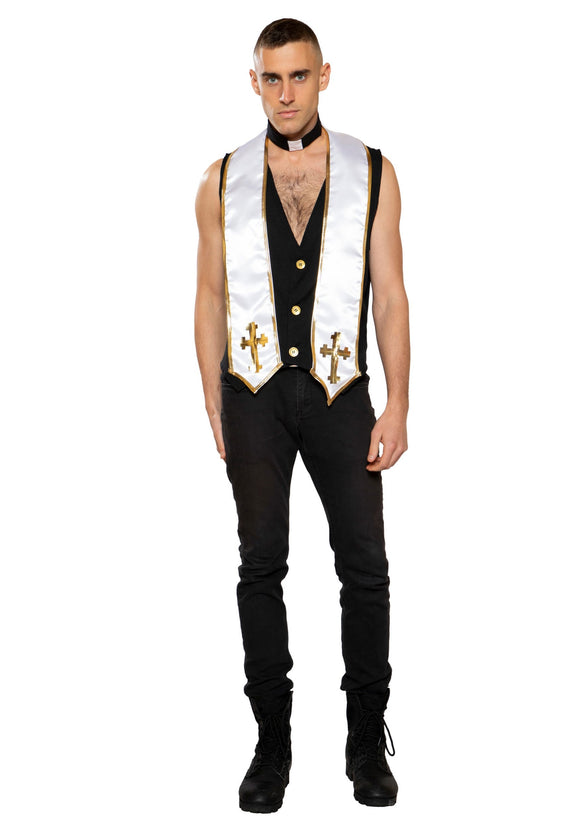 Sexy Priest Men's Costume