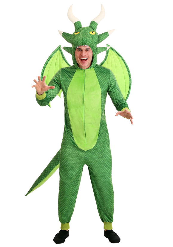 Men's Untamed Dragon Jumpsuit Costume