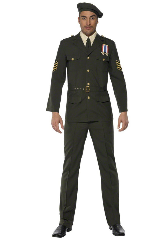 Mens Wartime Officer Costume