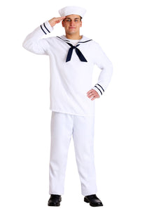 Men's White Sailor Costume