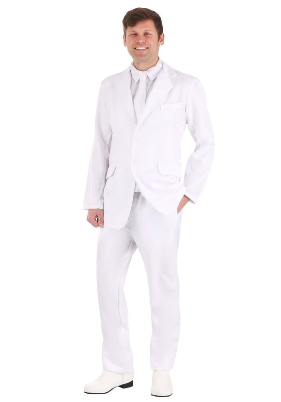 Mens White Suit Costume