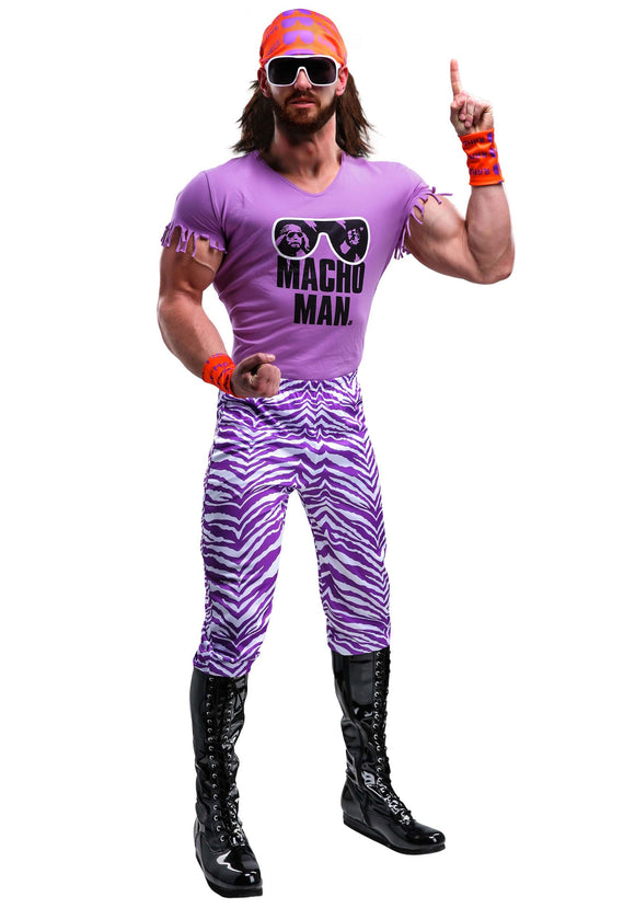 WWE Macho Man Madness Men's Plus Size Costume