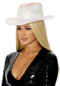 Metallic Cowboy Hat Costume Accessory