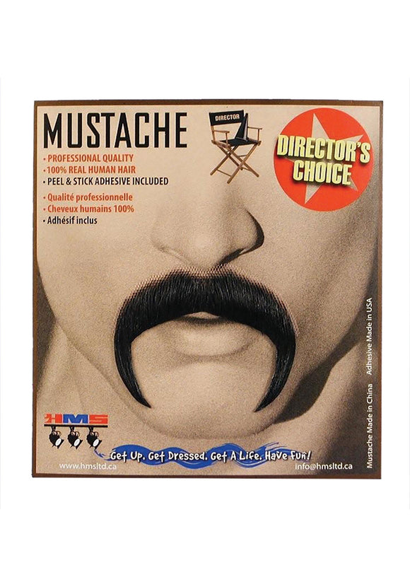 Horseshoe Mustache in Black