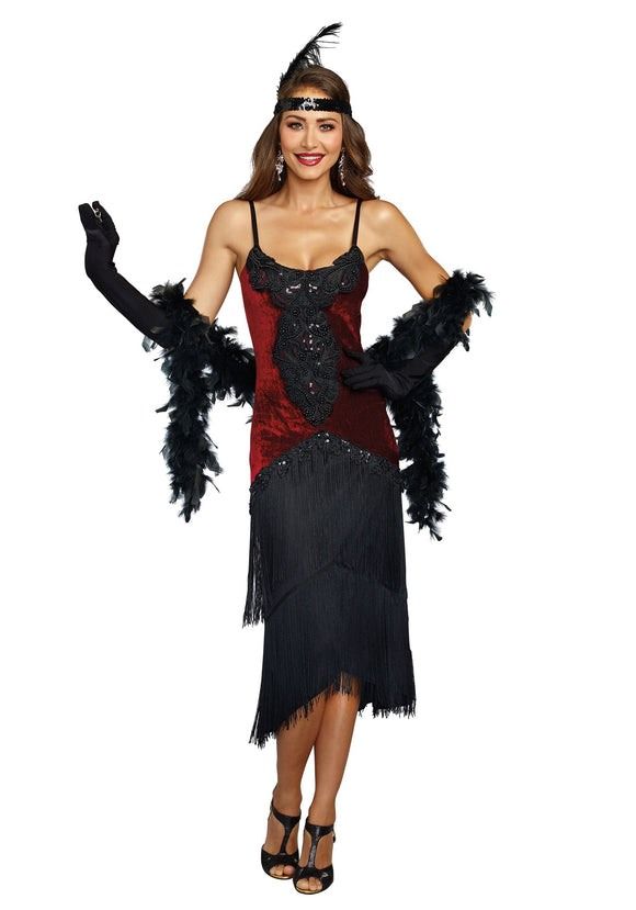 Million Dollar Baby Flapper Costume for Women