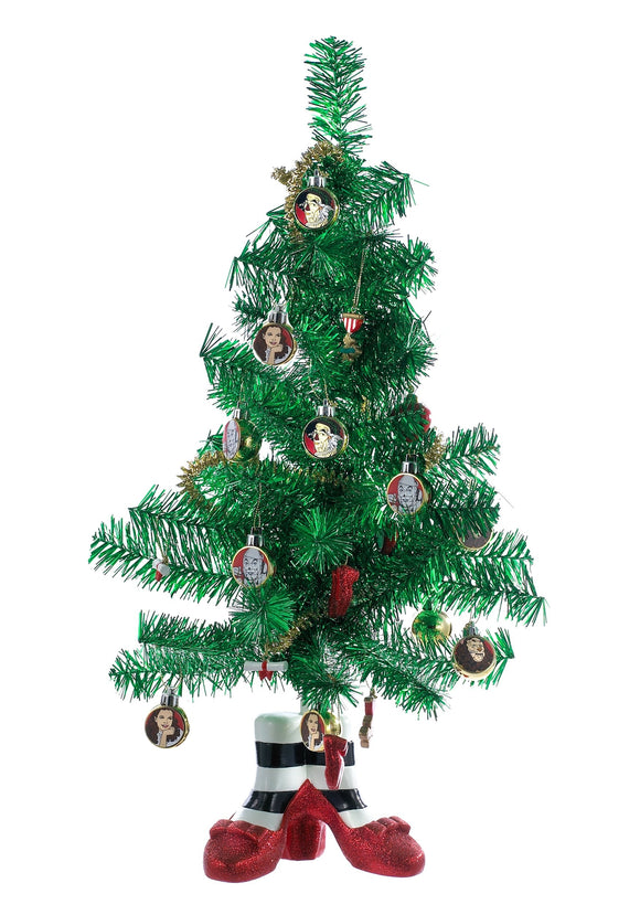 Miniature Wizard of Oz Tinsel Christmas Tree