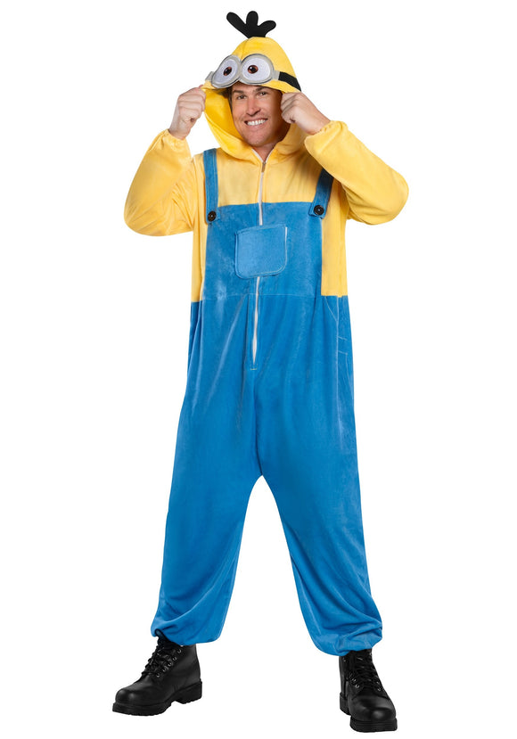 Adult Minion Oversized Hooded Jumpsuit