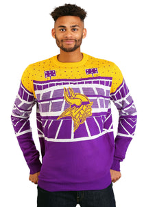 Minnesota Vikings Light Up Bluetooth Ugly Christmas Sweater