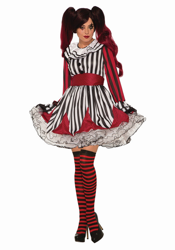 Miss Mischief the Clown Women's Costume