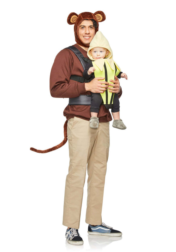 Banana and Monkey Baby Carrier Costume