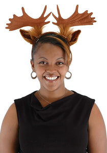 Headband Moose Ears & Antlers