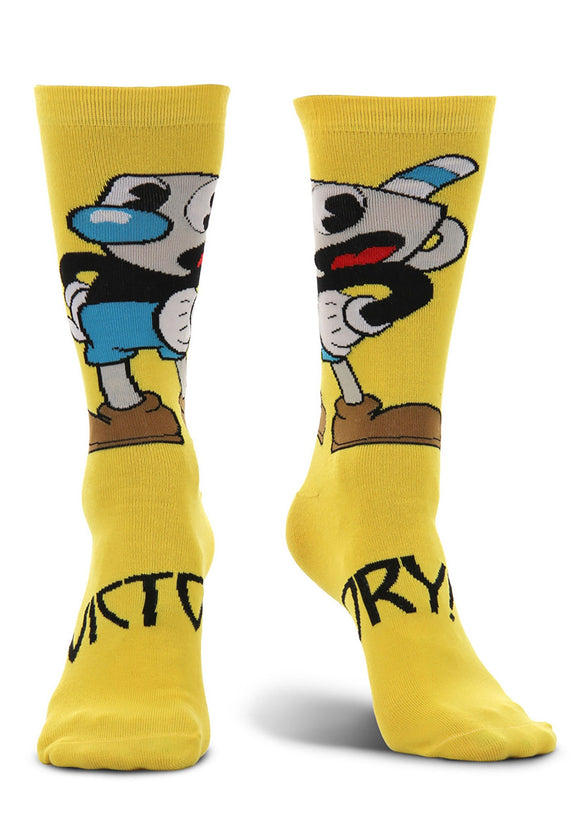 Cuphead: Mugman Victory! Crew Socks