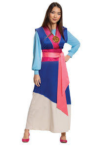 Mulan Blue Dress Costume for Women