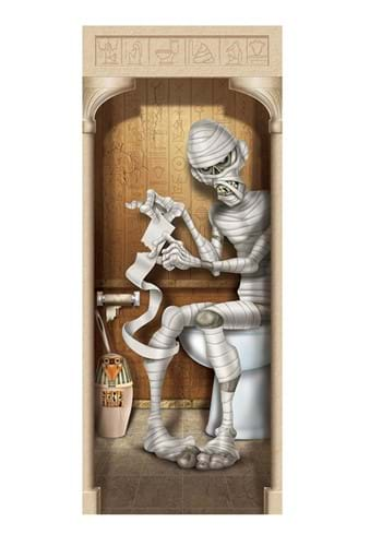 Restroom Door Mummy Cover