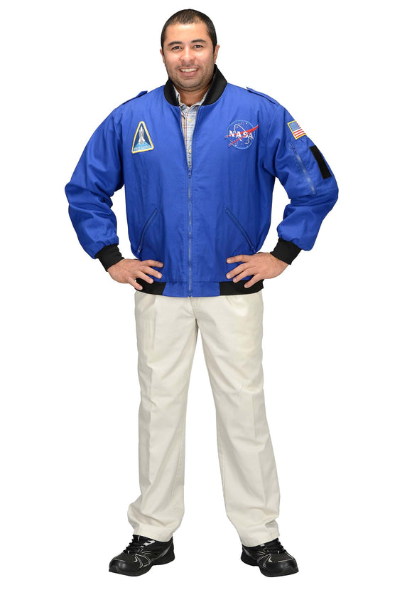 Adult NASA Plus Size Flight Jacket