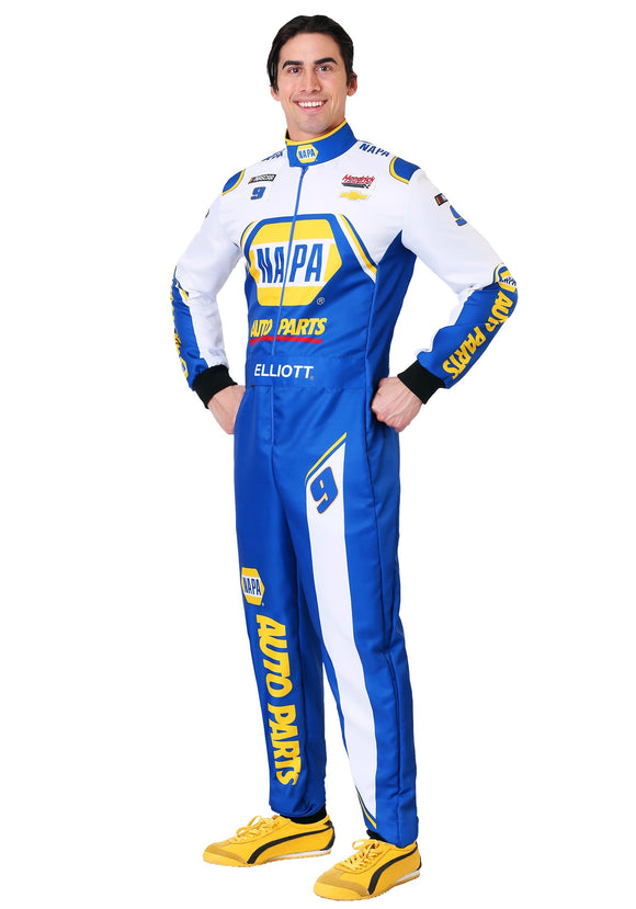 Chase Elliott Men's Plus Size NASCAR Uniform Costume 2X