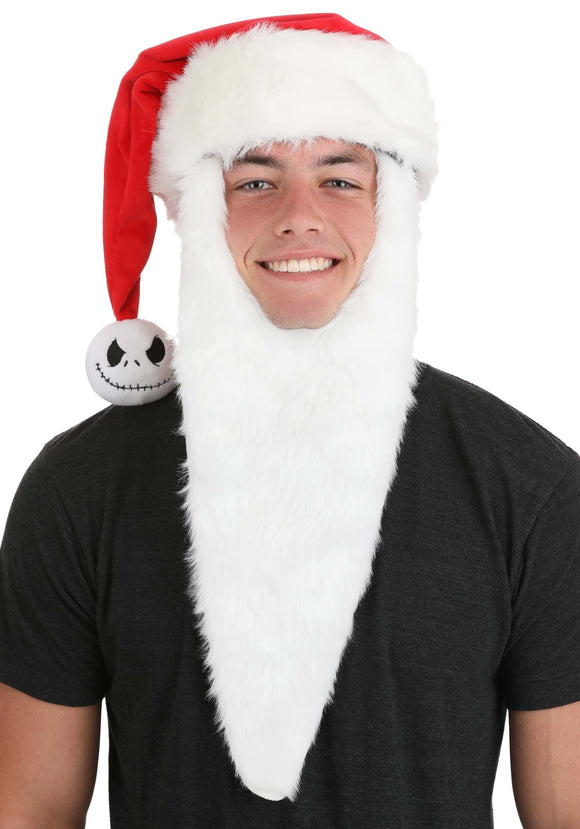 Jack Skellington Nightmare Before Christmas Santa Hat
