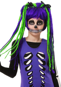 Kids Neon Dreadlock Wig