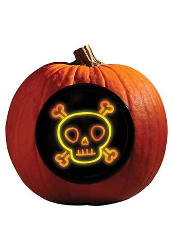 Neon Skull Light Pumpkin Carving Kit