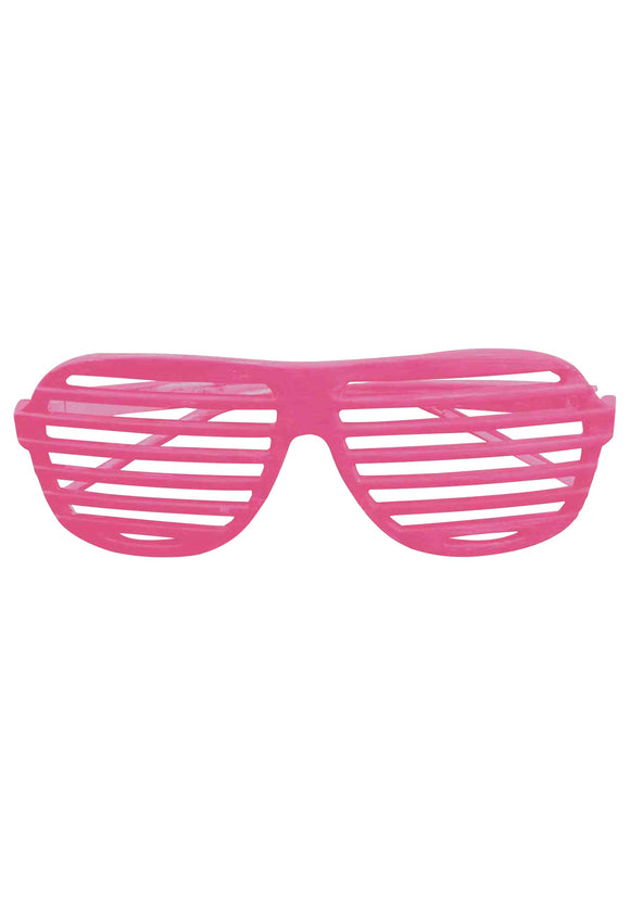 Neon Pink 80s Shades