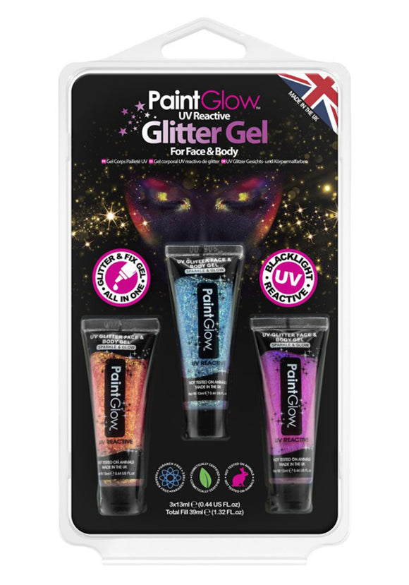 Glitter Neon UV Gel Set