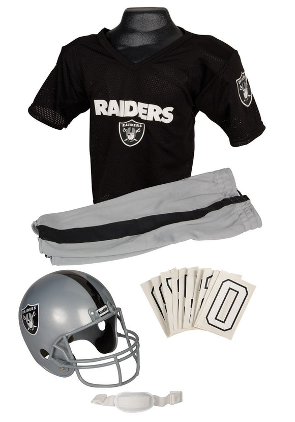 Kids NFL Raiders Uniform Costume - Oakland Raiders Uniform and Helmet Set